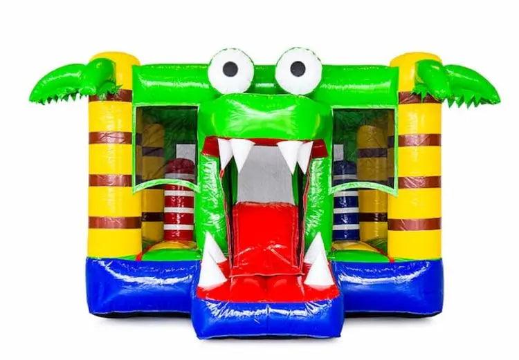 Springkussen Huren | Krokodil | 3,4m x 3,0m x 2,1m | Geschikt Voor 4 Personen - Jump Express