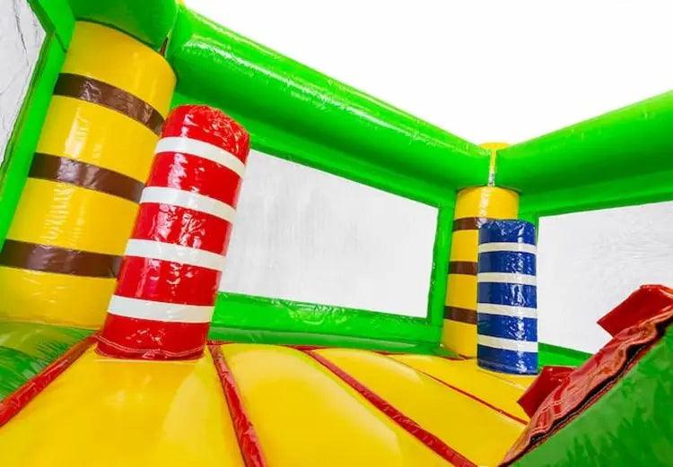 Springkussen Huren | Krokodil | 3,4m x 3,0m x 2,1m | Geschikt Voor 4 Personen - Jump Express