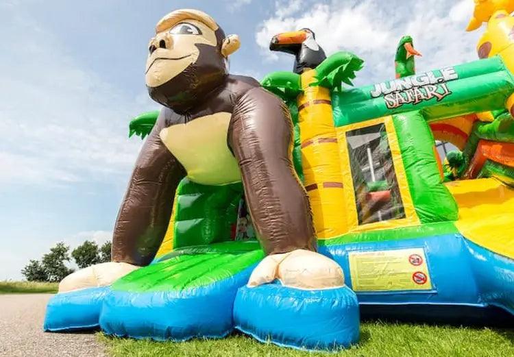 Springkussen Huren | Safari | 5,5 m x 5,0 m x 3,7 m | Geschikt Voor 12 Personen - Jump Express