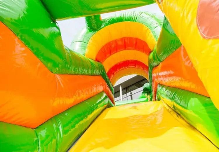 Springkussen Huren | Safari | 5,5 m x 5,0 m x 3,7 m | Geschikt Voor 12 Personen - Jump Express