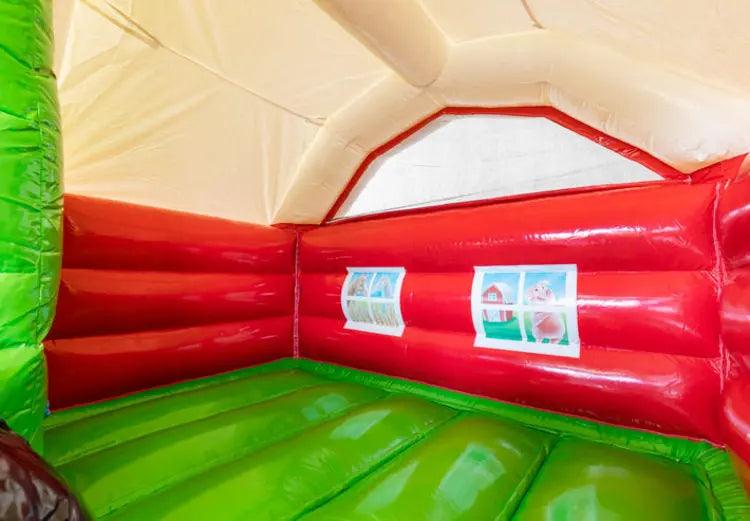 Springkussen Huren | Tractor | 4,9 m x 4,0 m x 3,3 m | Geschikt Voor 6 Personen - Jump Express