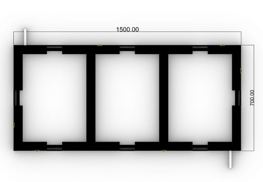 Pannaveld Huren | NAC 3 in 1 | 15m x 7m | Splitsbaar voor toernooien - Jump Express