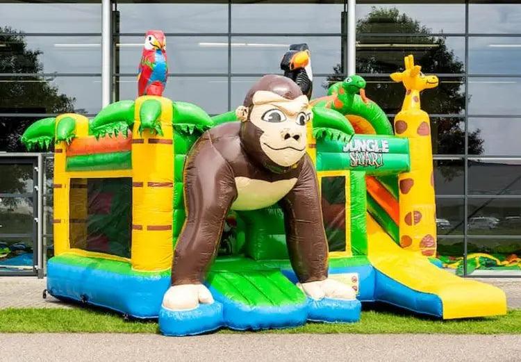 Springkussen Huren | Safari |  5,5 m x 5,0 m x 3,7 m | Geschikt Voor 12 Personen - Jump Express