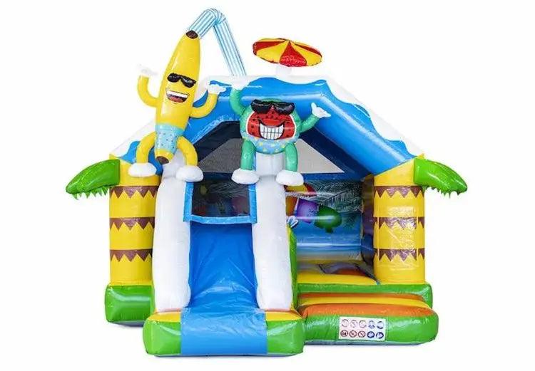 Springkussen Huren | Summer Party | 4,9 m x 4,0 m x 4,0 m | Geschikt Voor 6 Personen - Jump Express