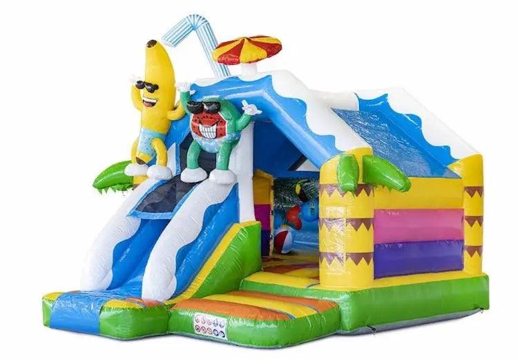 Springkussen Huren | Summer Party | 4,9 m x 4,0 m x 4,0 m | Geschikt Voor 6 Personen - Jump Express