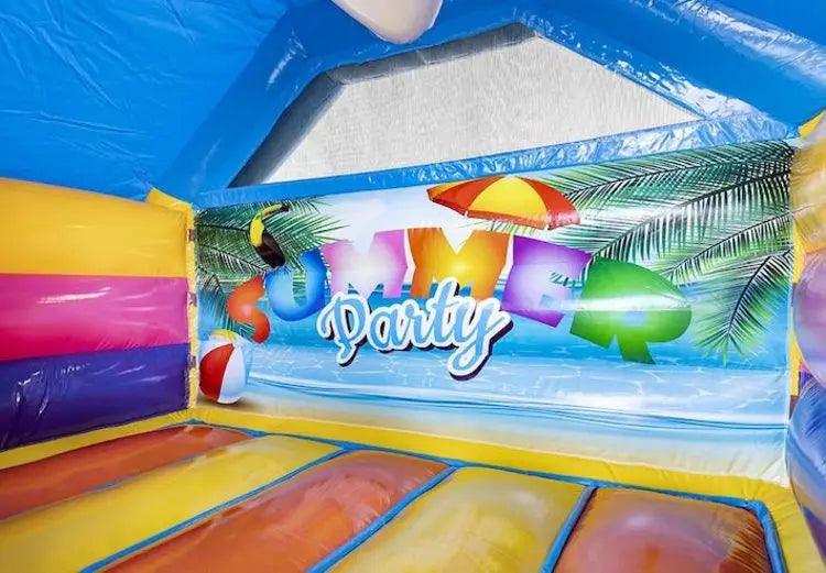 Springkussen Huren | Summer Party | 4,9 m x 4,0 m x 4,0 m | Geschikt Voor 6 Personen - Jump Express
